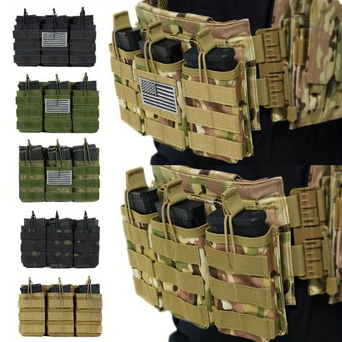it can 3 rifle magazine pouches featuring an open with a triple stacking system for magazine pouches
