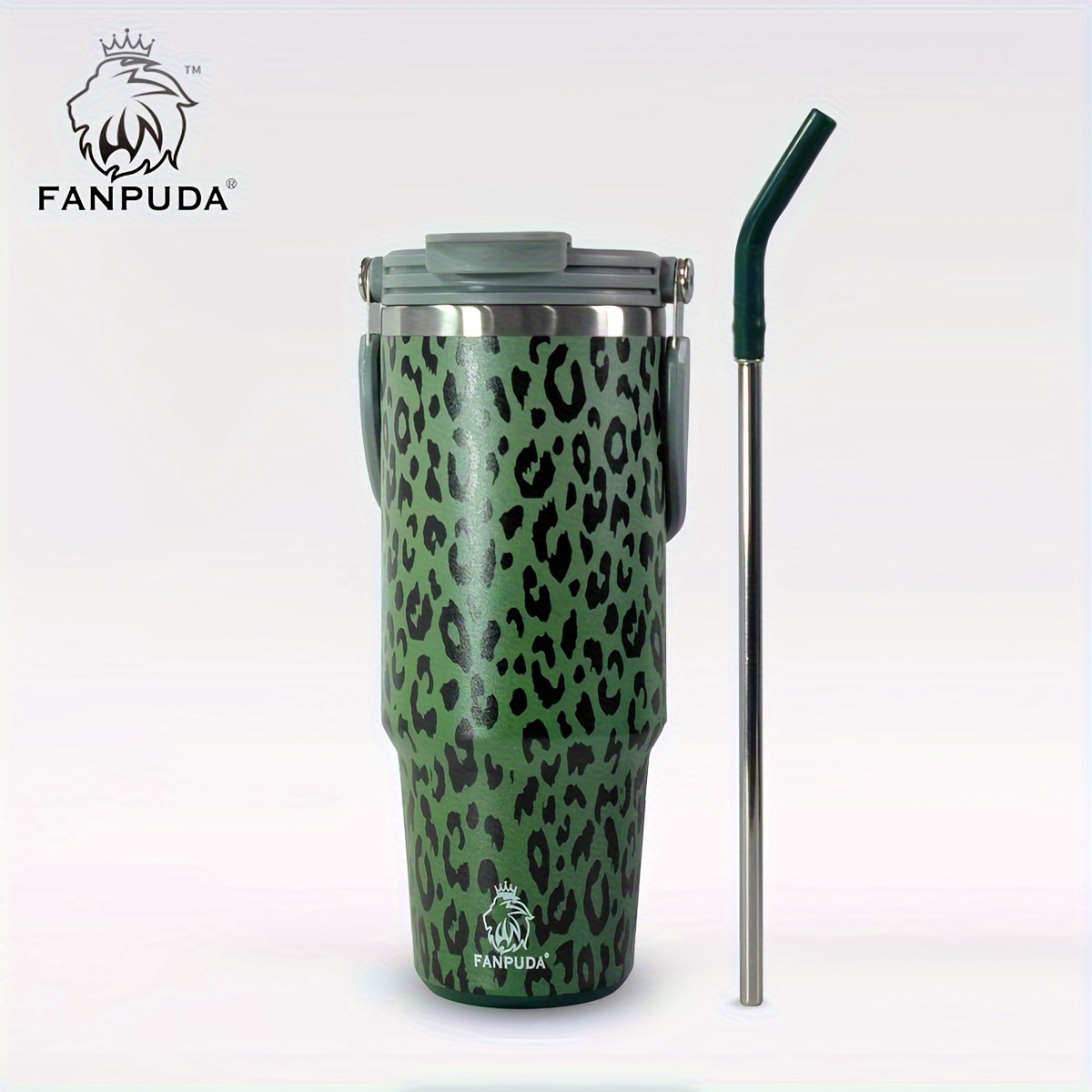 

40oz Leak-proof Lid And Straw, Insulated Coffee Mug Stainless Steel Travel Mug, Cold For 34 Hours Or Hot For