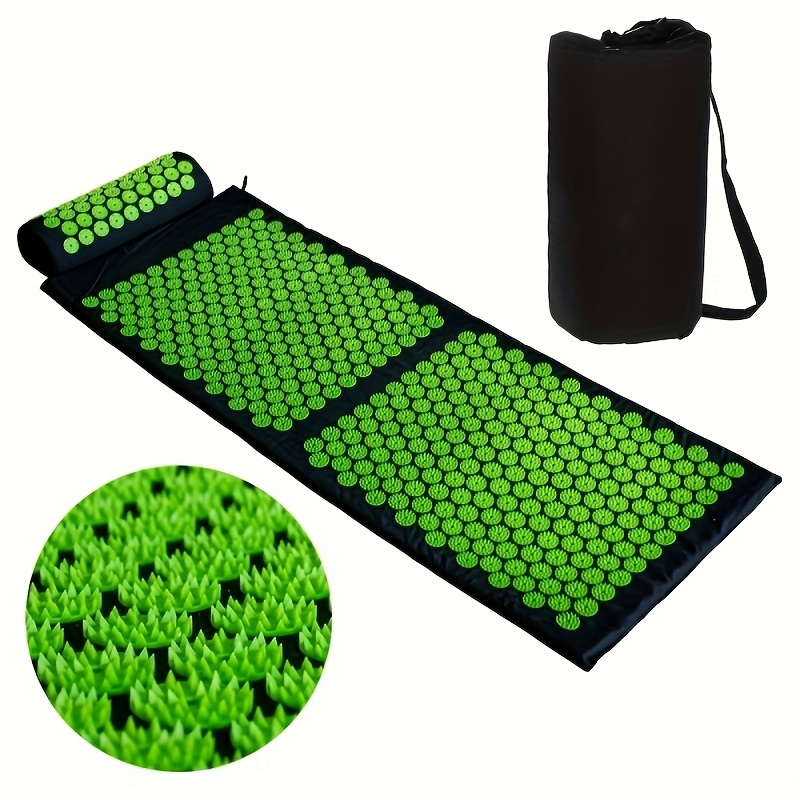 TEMU Yoga Mat, Acupressure Mat, Lotus Sponge Acupressure Mat Set, Multifunctional Yoga Mat
