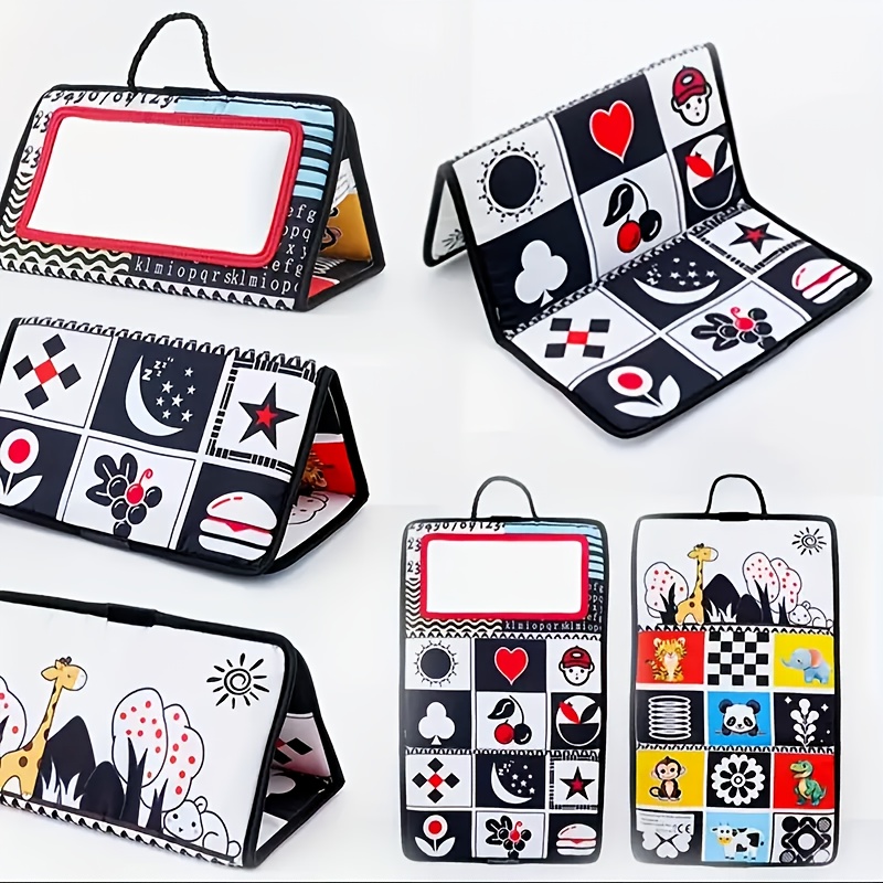 Animal Pattern Baby Cloth Book, Develops Baby's Hand-eye Coordination And Color Recognition, A Christmas Gift For Baby