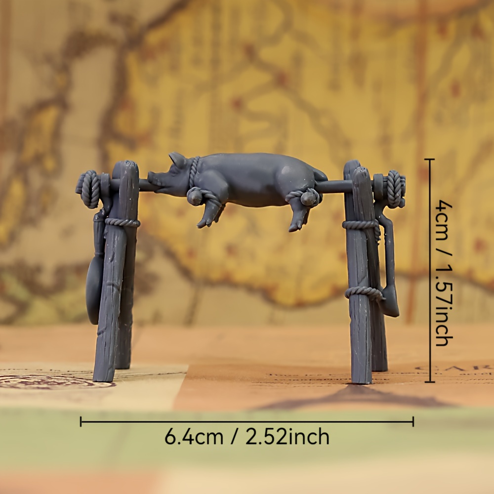 Image of Miniature Pig Figure For Tabletop Rpgs - A Detailed Npc For Fantasy Games, D&d, Great For Collectors And Roleplaying, Ideal Gift For Gaming Enthusiasts