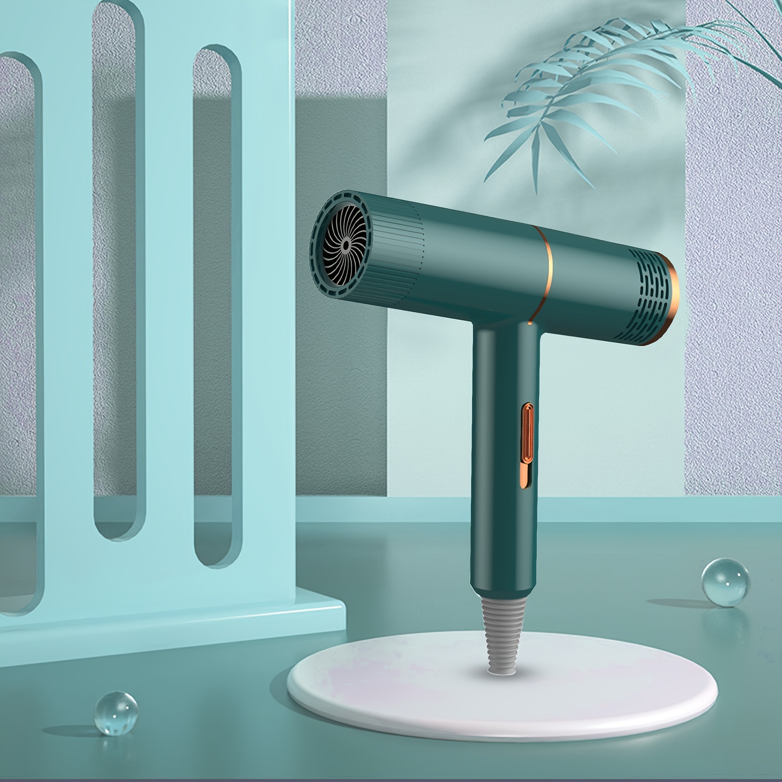 

High- Hair Dryer, Hot Barber Shop Hair Dryer With A Pair Of Combs And Brackets, Comb Drying Hair Dryer Salon