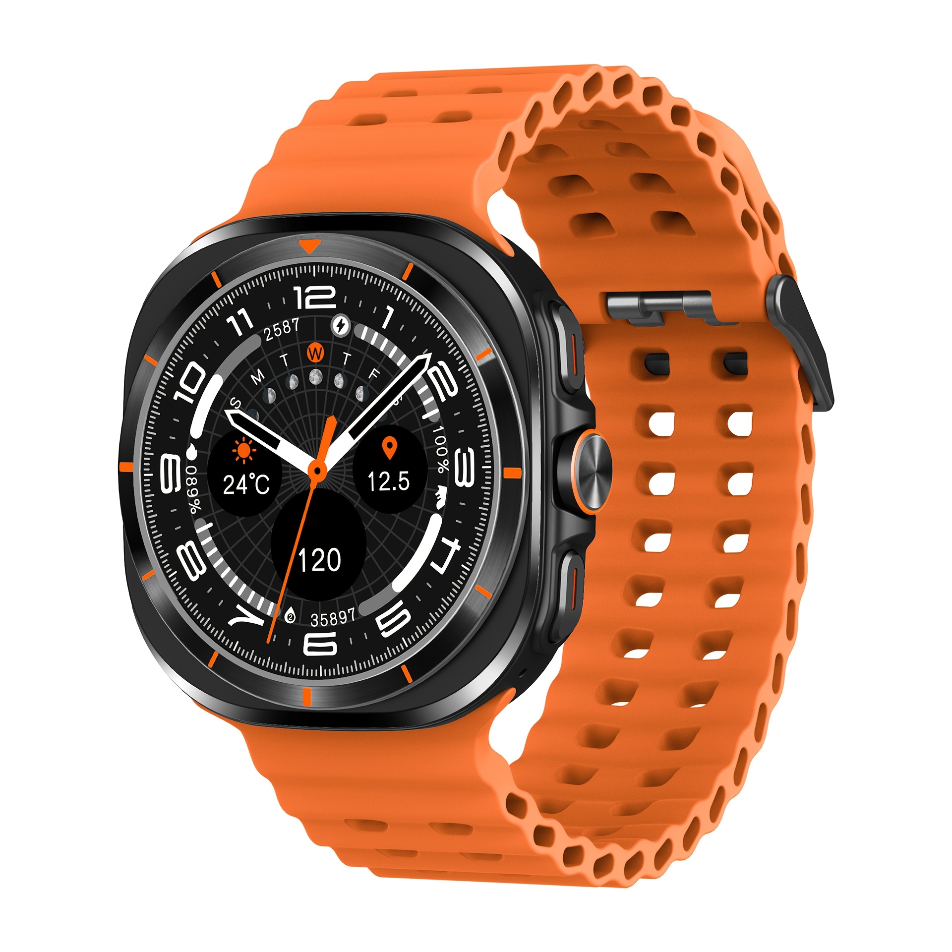 TEMU Wireless Smartwatches For Men And Women, Full Touch Smartwatches With Weather Forecasts, Remote Photography, Music Control And Other Functions,