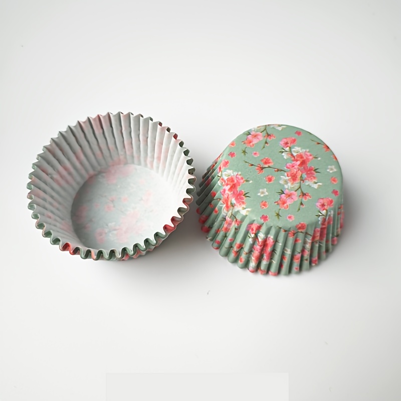 100pcs, Colors And Patterns , Cupcake Liners, Cake Oil-proof Paper Cups, Baking Paper Cups, Cake Liners, Baking Tools, Cake Tools