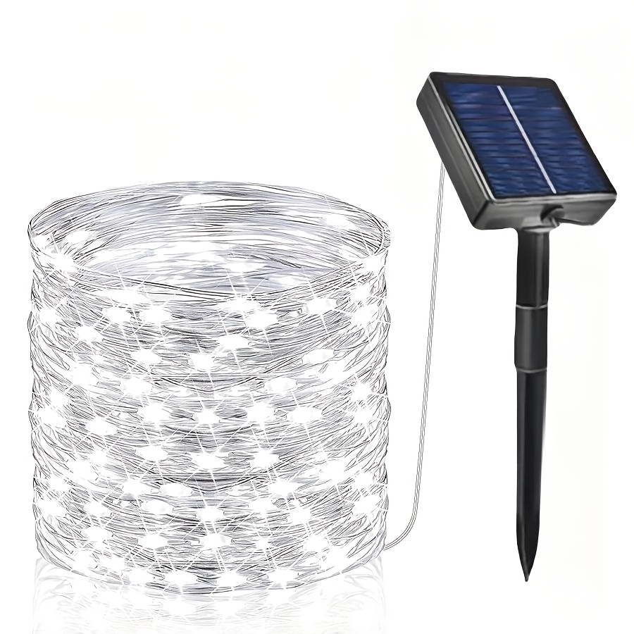 TEMU Striscia luminosa da esterno ad luminosit� con batteria al litio, nuove luci natalizie 2025 per festiva, luci fatate colorate/termiche/bianche a