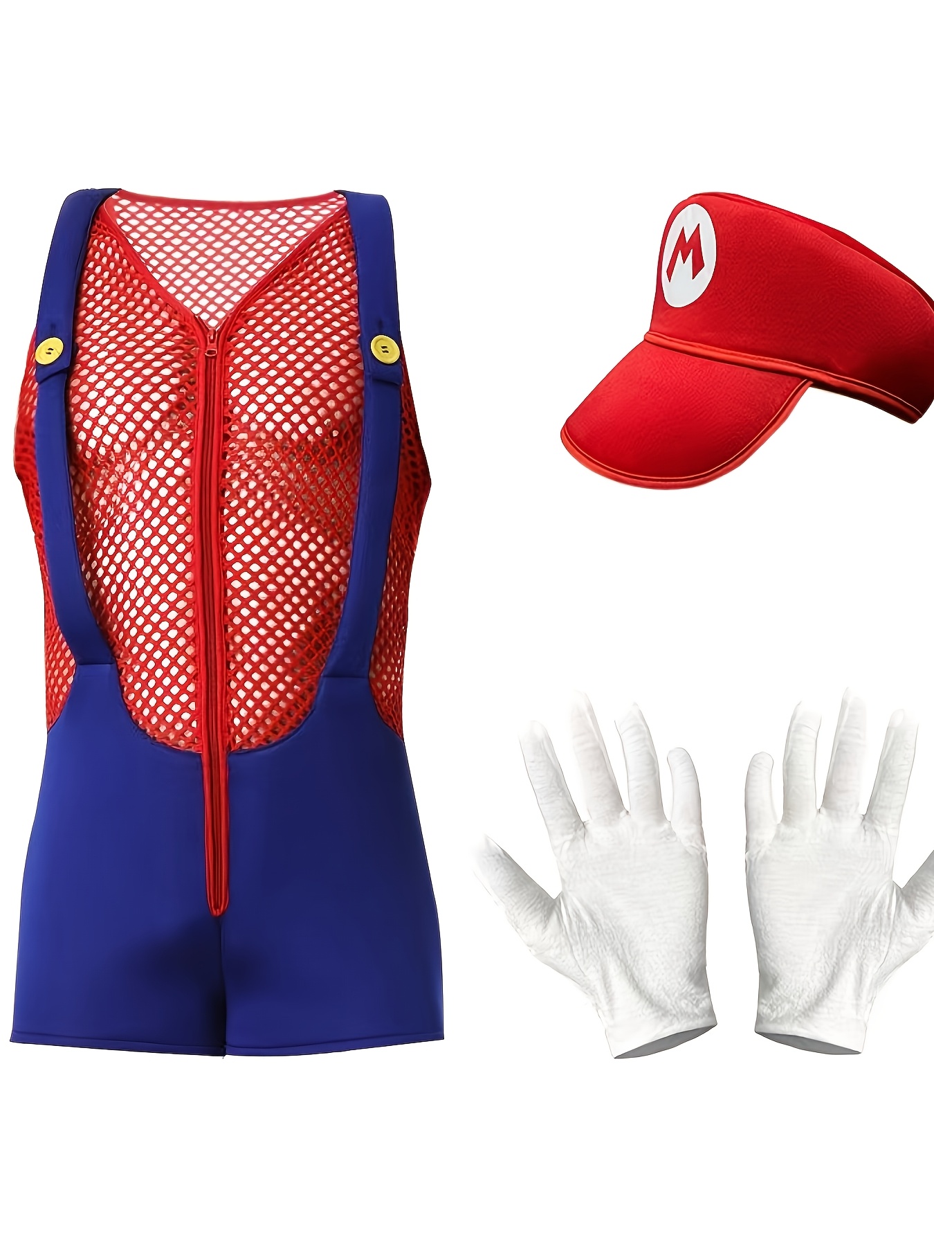 disfraz de cosplay   de juego   para   para halloween, carnaval,  , fiestas de disfraces o desafíos de  ,   [ , sombrero, guantes], un divertido y emocionante conjunto de lujo   de juego