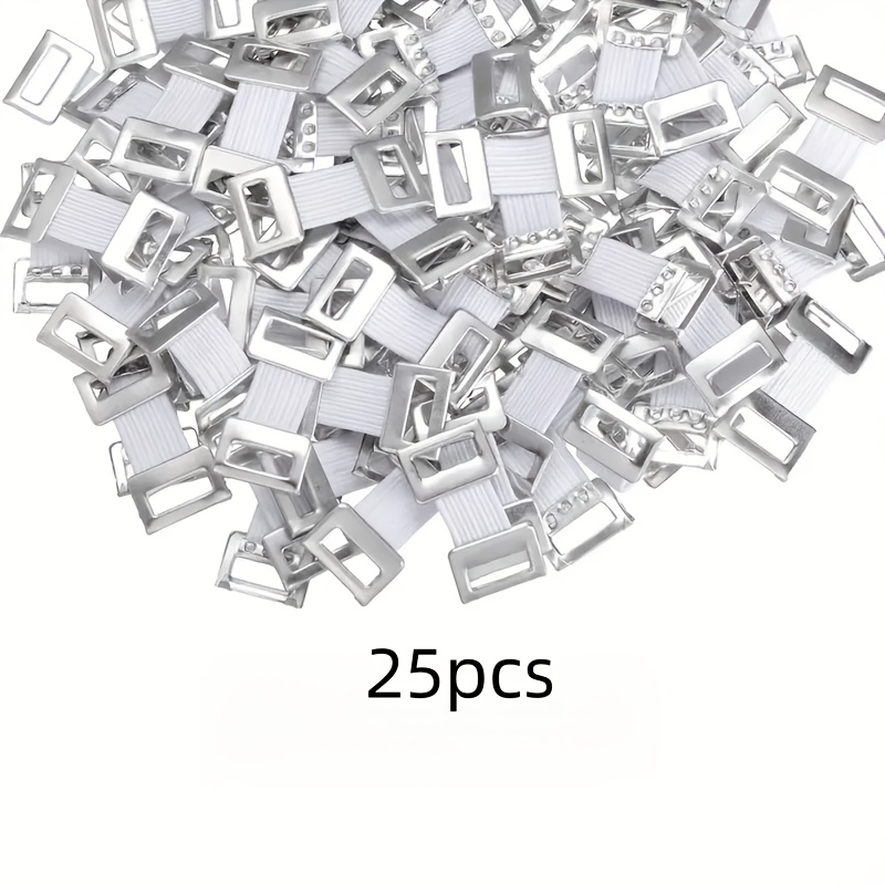25pcs Elastic Bandage Clip - Telescopic Metal Clip, Suitable For Sports Equipment And Devices Elastic Bandage Aluminum Bandage Special