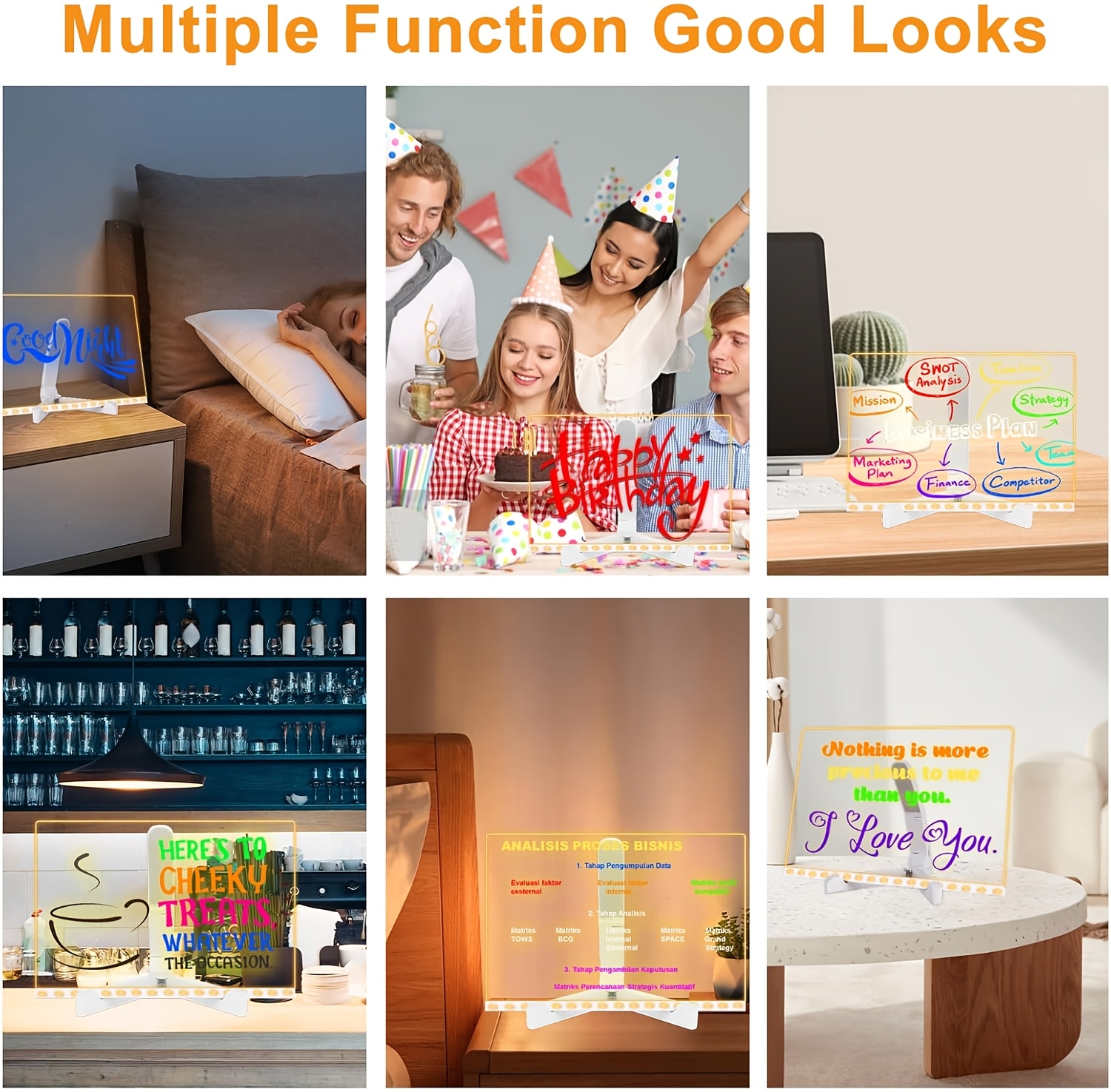 led transparent drawing board set back to school inspiration artifact release and heal stress reusable diy art tools surprise birthday holiday luxury gift home office meditation companion travel portable boredom relief tool details 3