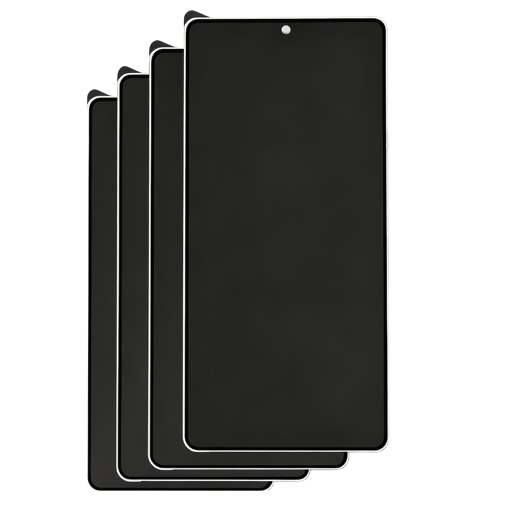 TEMU Protector de Pantalla: 4 piezas de Película Cerámica Mate Anti-Espía, Antirreflejo, Anti-Huellas, Cobertura Total, Resistente a Arañazos,
