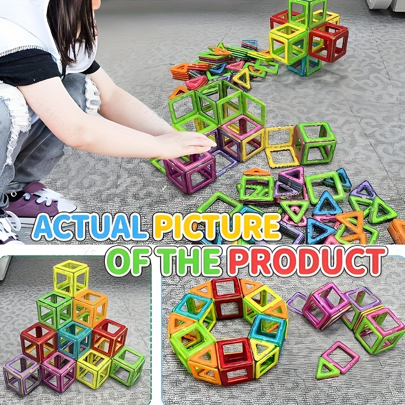 39pcs Magnetic Building Blocks Toy Architecture Game Educational 3D Teaching