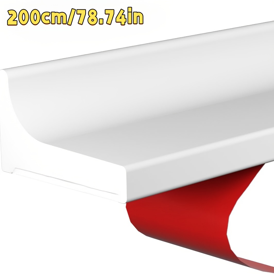 Image of Kitchen And Bathroom Self-adhesive Strips, Bathroom Wet-dry Dam, For Kitchen And Bathroom Countertops, Cabinets, And Sink Edges