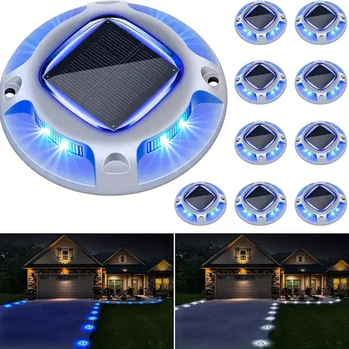 Powered Flashing Light Solar Driveway Lights - Durable & Safe Powered Flashing Light Solar Driveway Lights - Durable & Safe