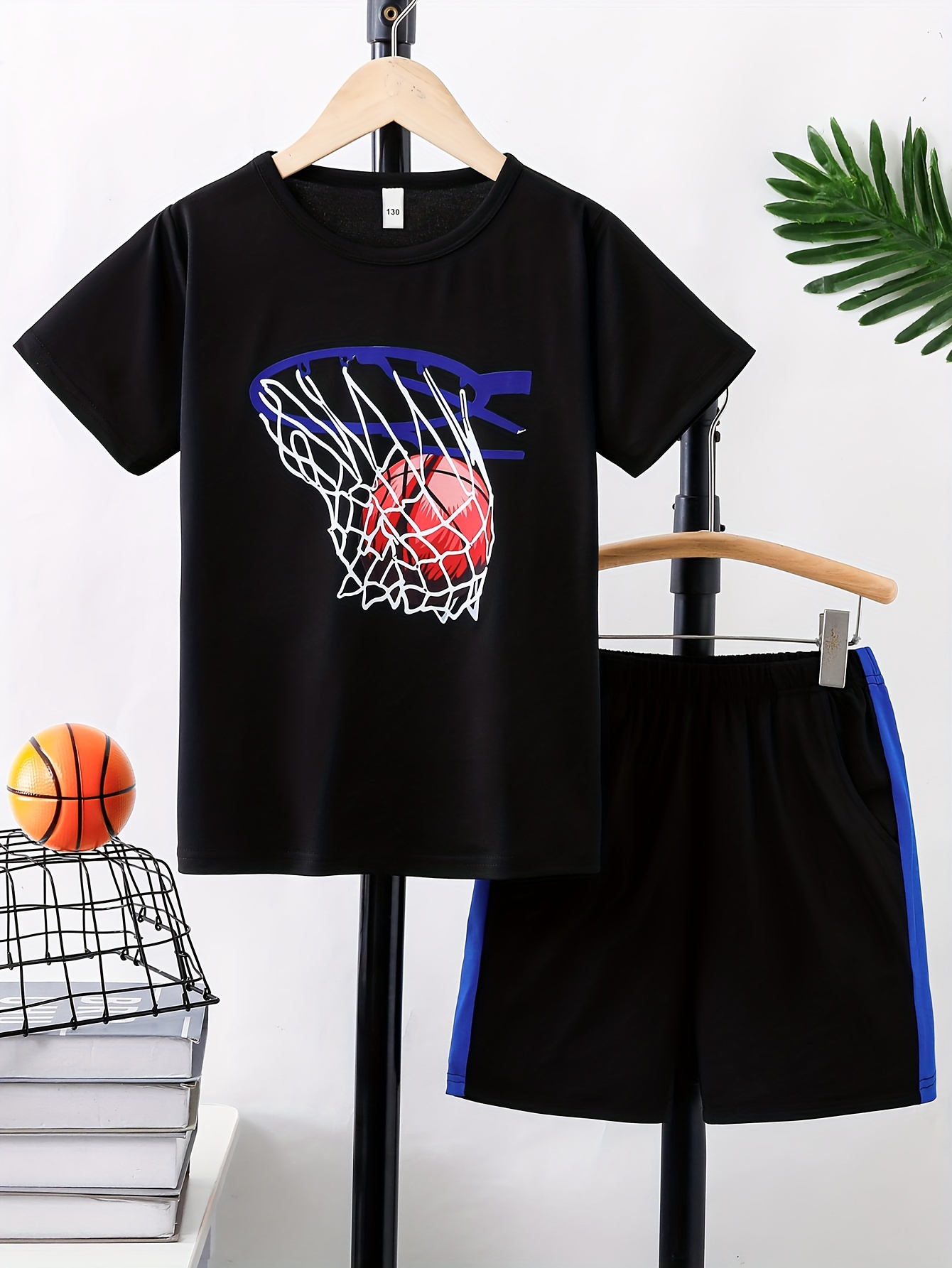 Teen Boys Clothing Sets Summer Basketball Jerseys Short Sleeve