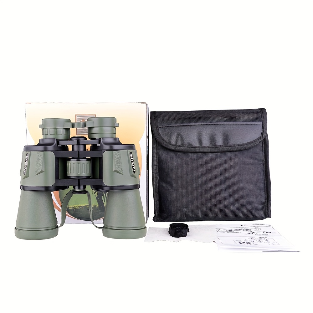 TEMU 10x50 High Magnification Hd Professional Binoculars, Fmc Multi-coated Clear Binoculars, Portable Outdoor Hunting Binoculars, Ideal For Bird