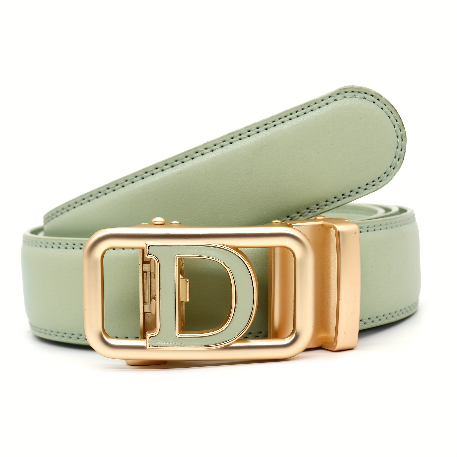 TEMU ["10 Colori Disponibili] Cintura in Metallo con Fibbia a , Cintura Hardware Trendy e Cool, Cintura Regolabile Unisex Casual Accessorio Jeans,