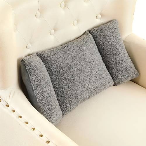 1pc lumbar pillow 3 section back support cushion comfortable office chair and sofa rest pillow elegant lumbar cushion student backrest cushion office relaxation seat cushion christmas gift ideal for colleagues and suitable for