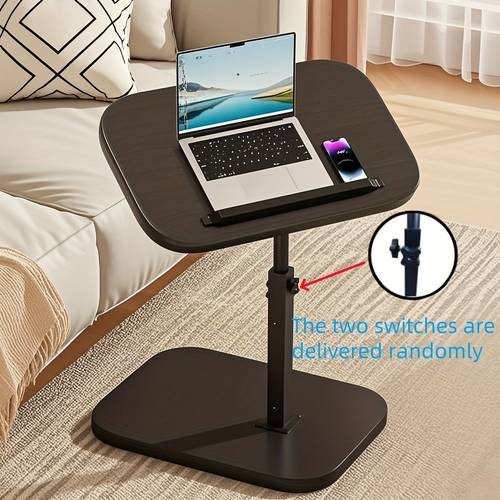 adjustable height small table 360 degree rotation and flip