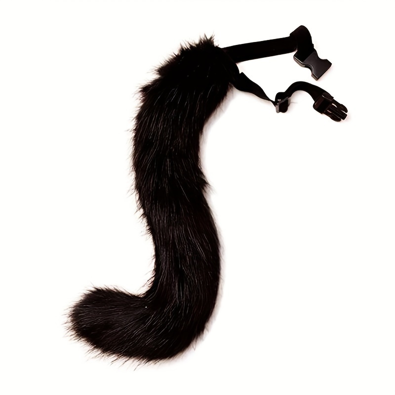 Anime Performance Cat Tail Set, Cute Fox Handmade Cosplay Accessory Tail Cosplay Tie