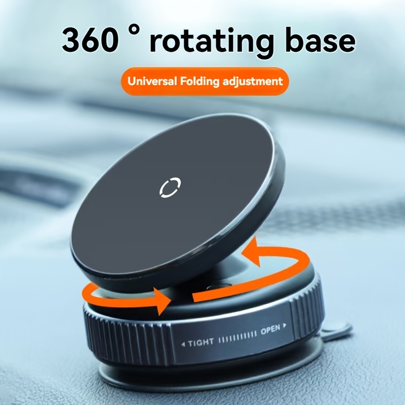 2025 new model car phone holder with vacuum suction and magnetic attachment specifically designed for navigation in vehicles details 0