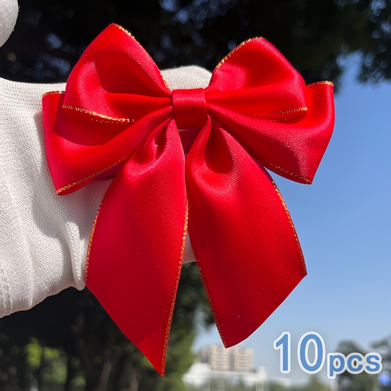 TEMU Confezione da 10 pezzi grande a - Nastro largo 3,8 cm, 10,5 cm x 5,12 pollici Decorazione versatile per confezioni regalo, feste di compleanno,