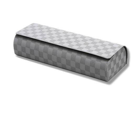 pu leather glasses case with cleaning cloth magnetic hard shell eyewear box with soft lining compact spectacle holder for use scratch resistant eyeglass storage case