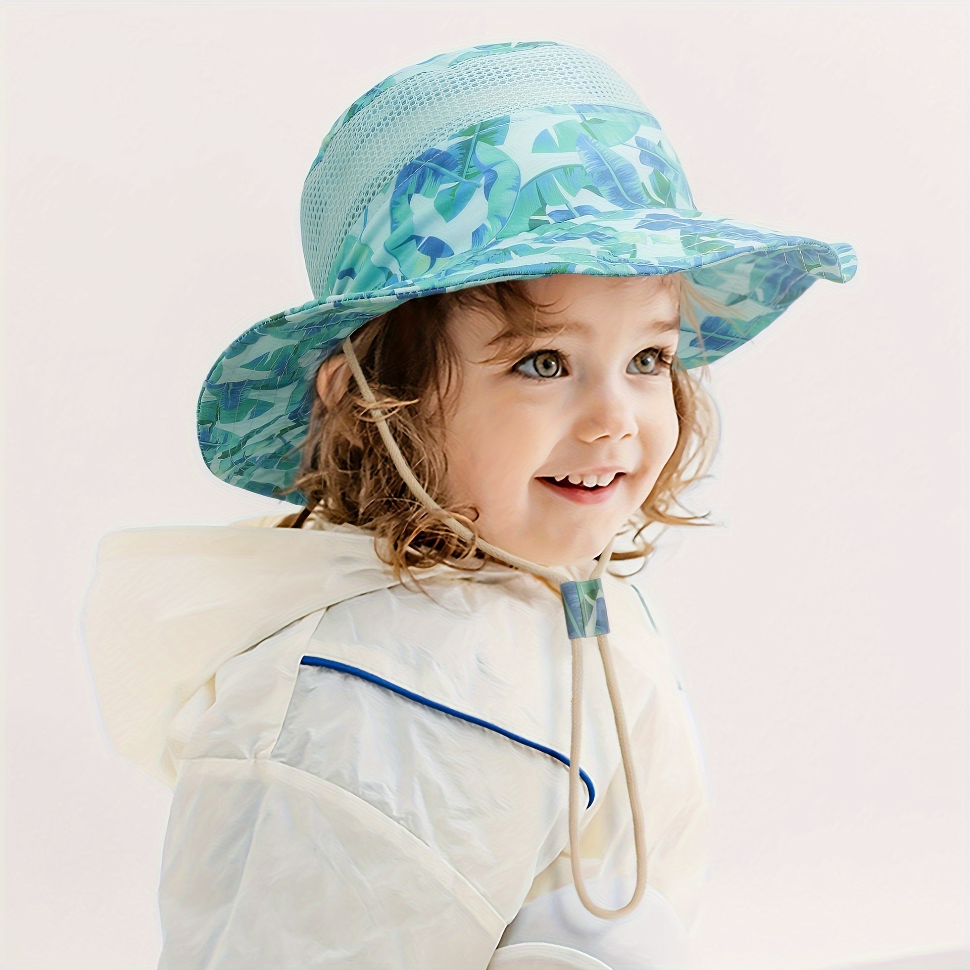 Dinosaur Straw Hat With Rolled Edge For Children To Shade - Temu