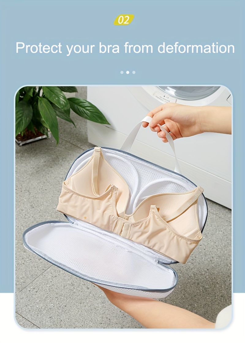 thickened mesh bra laundry bag household ball shaped washing bag washing machine special underwear cleaning bag underwear net pocket halloween christmas gift details 3