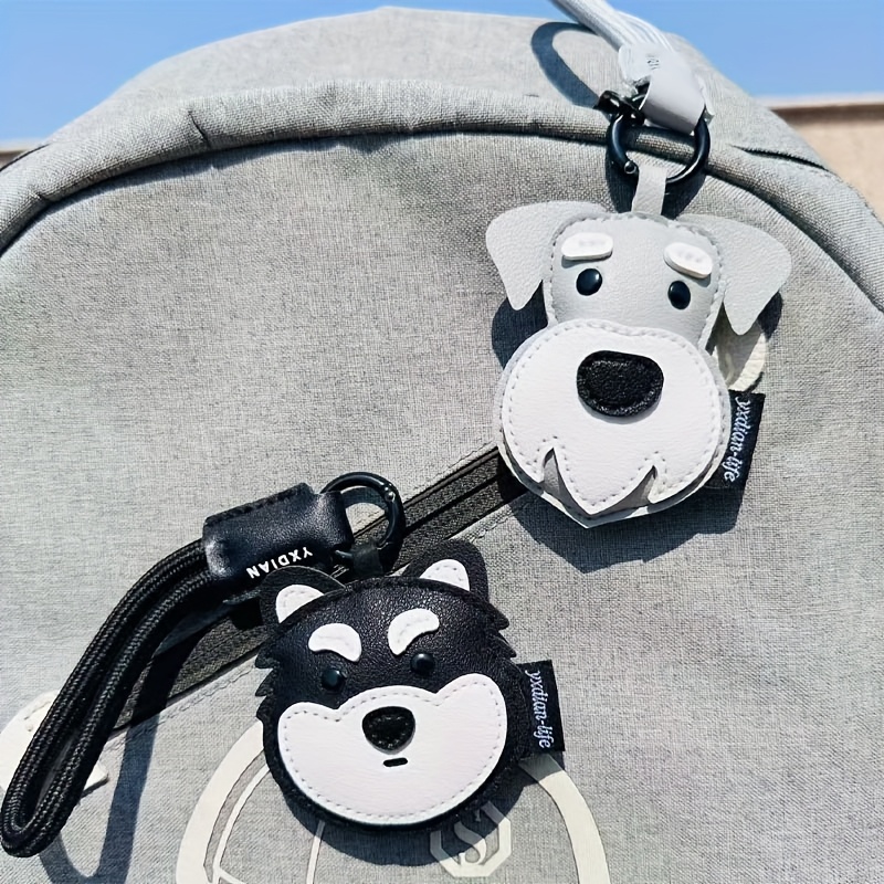 a cute simple fashionable schnauzer keychain a bag charm a - Temu