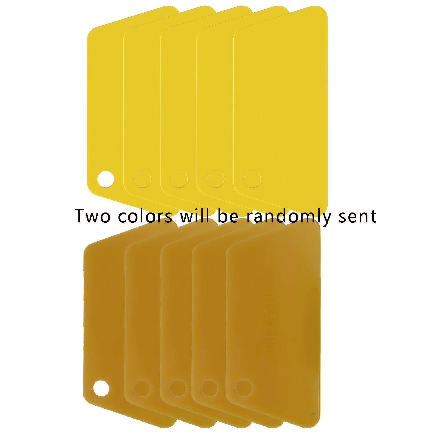 TEMU Set di 5 raschietti per pellicole auto e spatola con lame in plastica riutilizzabili - Multi-applicatore per pellicole oscuranti per vetri,