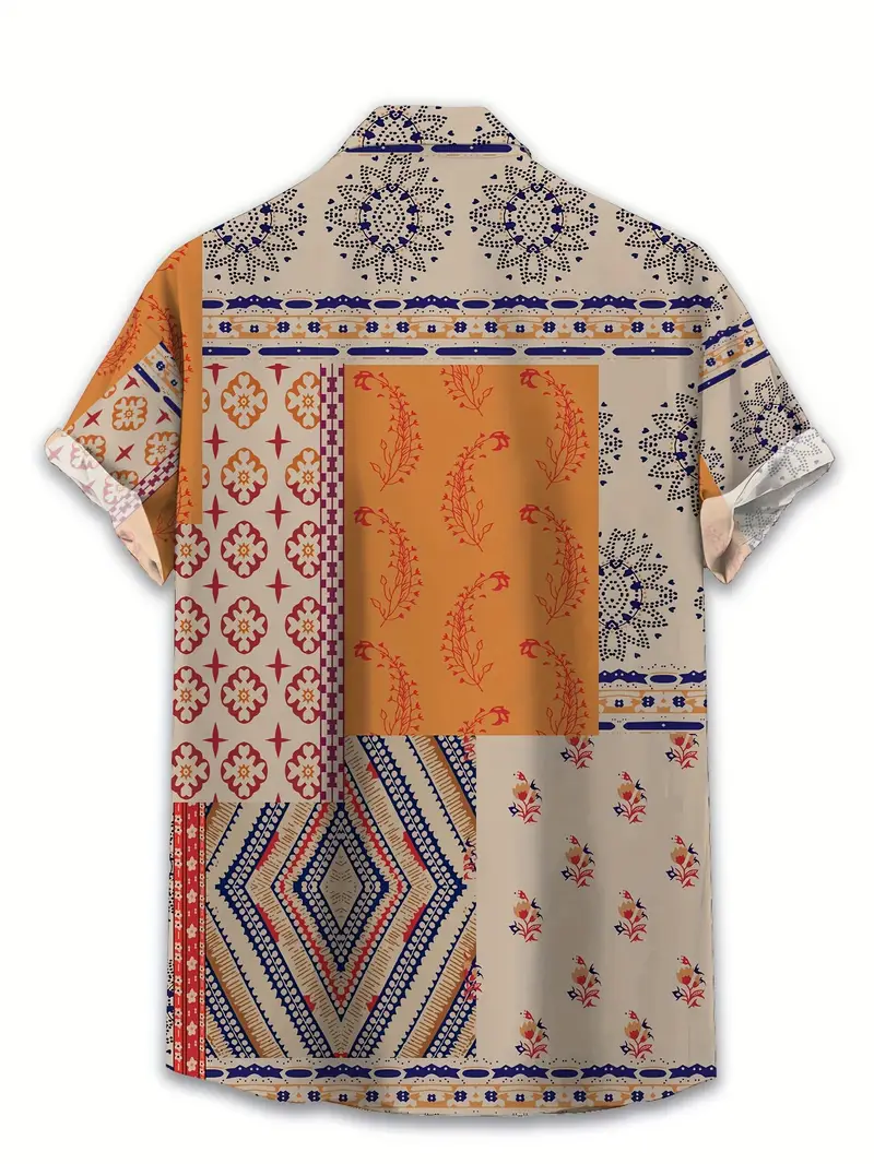 mens plus size mens summer no regular fit serged men no regular fit serged details 1
