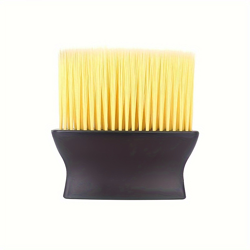 dual bristle car interior cleaning brush with soft yellow bristles black plastic handle   air vents dashboards and buttons   car care essential dashboard maintenance   cleaning dualbristle design Product details 4