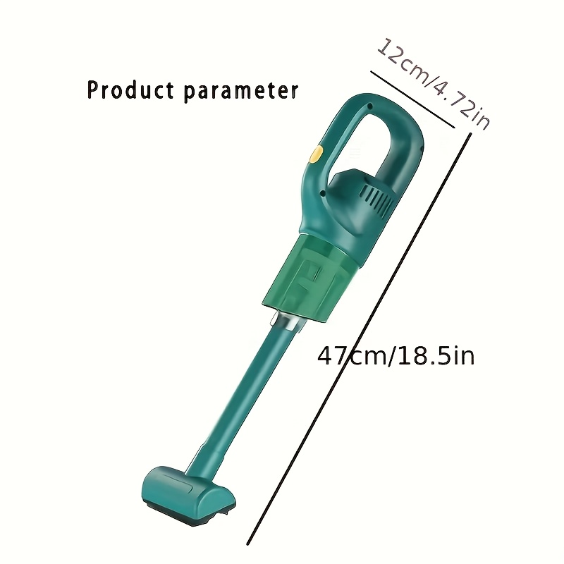 Aspirateur à main sans fil, adapté pour la voiture et la maison, aspiration super puissante, lavable, double couleur, ventilateur en alliage de cuivre pur, matériau super ABSPC, structure métallique, accessoires multiples, batterie rechargeable USB