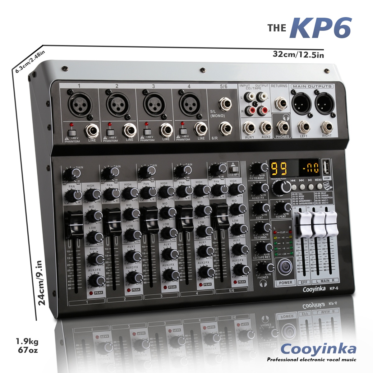 【Neu】　4chパワードミキサー　MPX-8DSP NEU(ヌー)::MPX-8DSP 【E'spec Inc.】