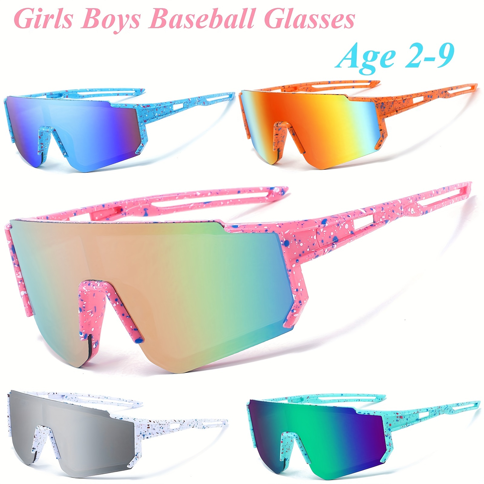 

Girls Boys Fashion Glasses Outdoor Baseball Softball Fishing Hiking Cycling Glasses Youth Sport Eyewear