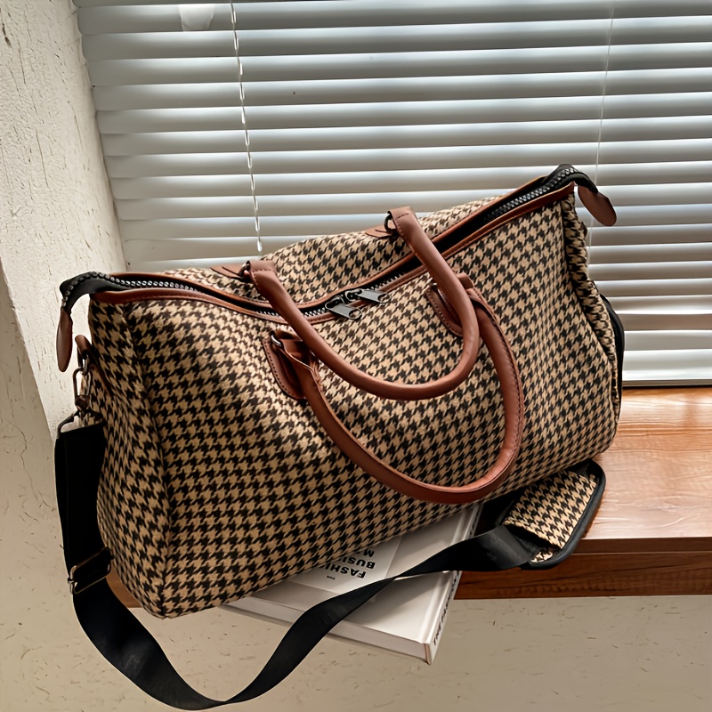 E-shop 2025 Neue modische Chevron Reisetasche mit großem Fassungsvermögen, Kurzstrecken-Gepäcktasche, Unterkunftstasche, Babycarriertasche, Sporttasche
