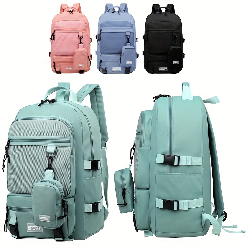 1pc Waterproof Nylon Large Capacity Backpack Portable