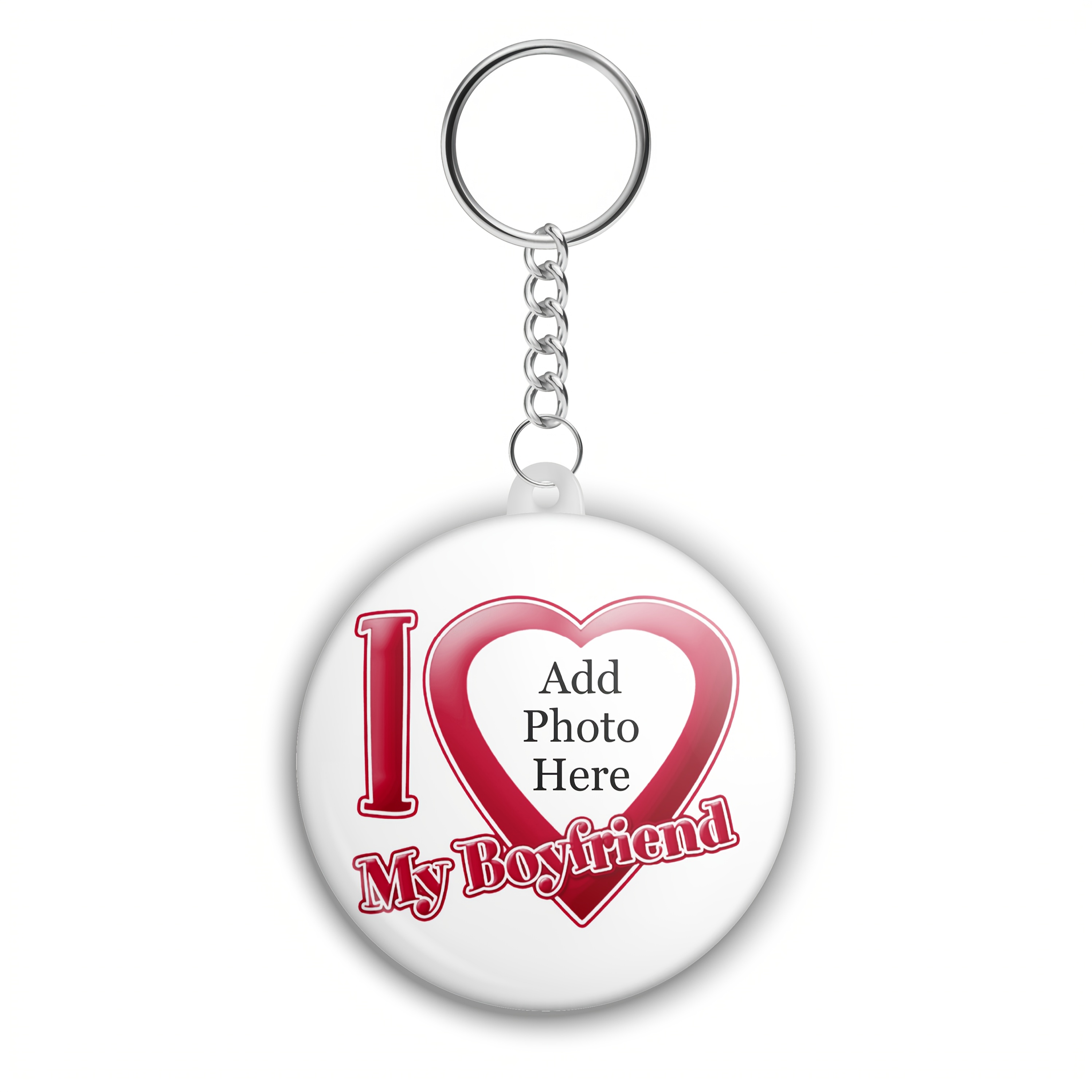 

Customizable 'i Love My Boyfriend/girlfriend' Keychain - 1.7 Inch Cute Fashion Accessory For Bags & Clothes, Perfect Valentine's Gift, Gift For Boyfriend