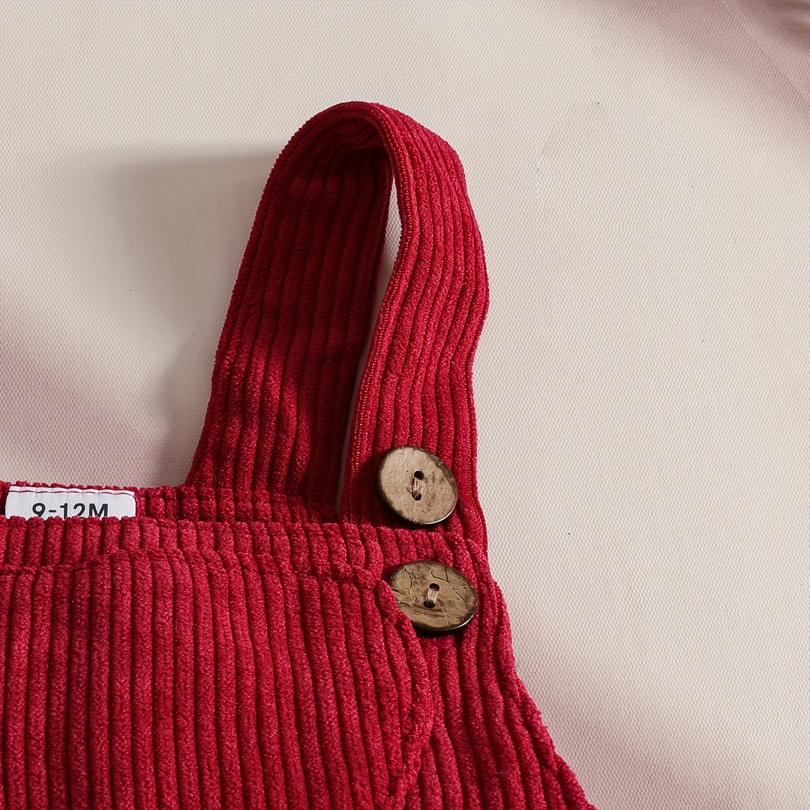 Ensemble Bébé Fille : Haut à Manches Longues Motif Cœur + Robe en Velours Côtelé avec Patchwork de Cœurs | Col Rond Décontracté, Détails Boutonnés, Idéal pour les Activités de Plein Air en Automne/Hiver