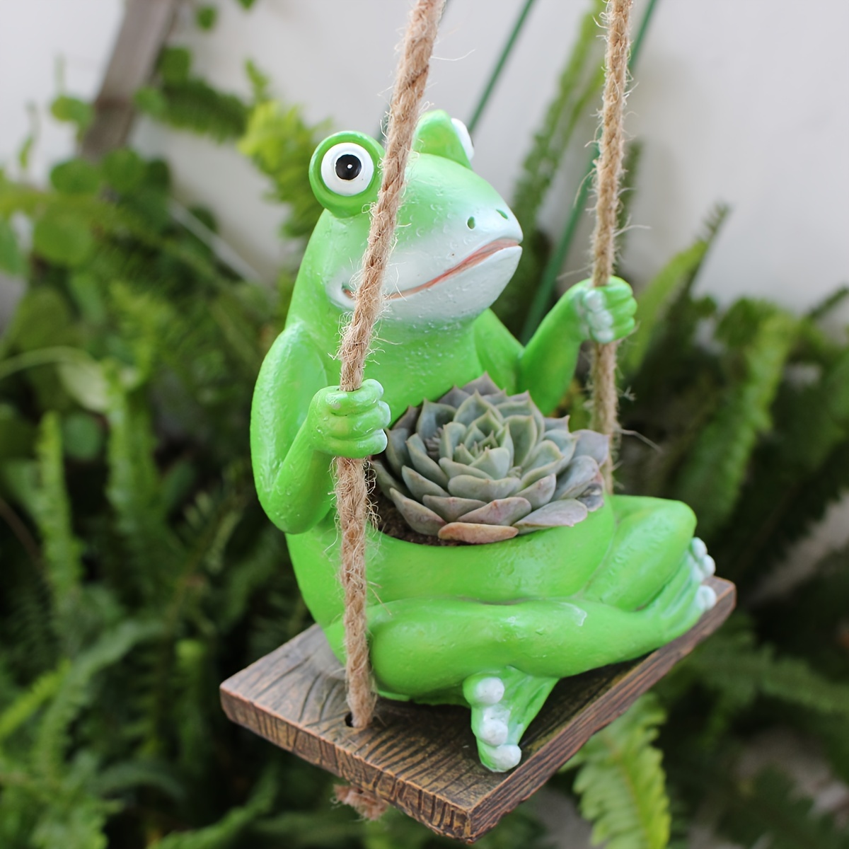 Hanging Frog on Rope Tree ,hanging Garden Animal Ornament, Garden  Decoration, Frog Gifts, Frog Ornament, Small Frog, Garden Gift Small Frog -   Canada