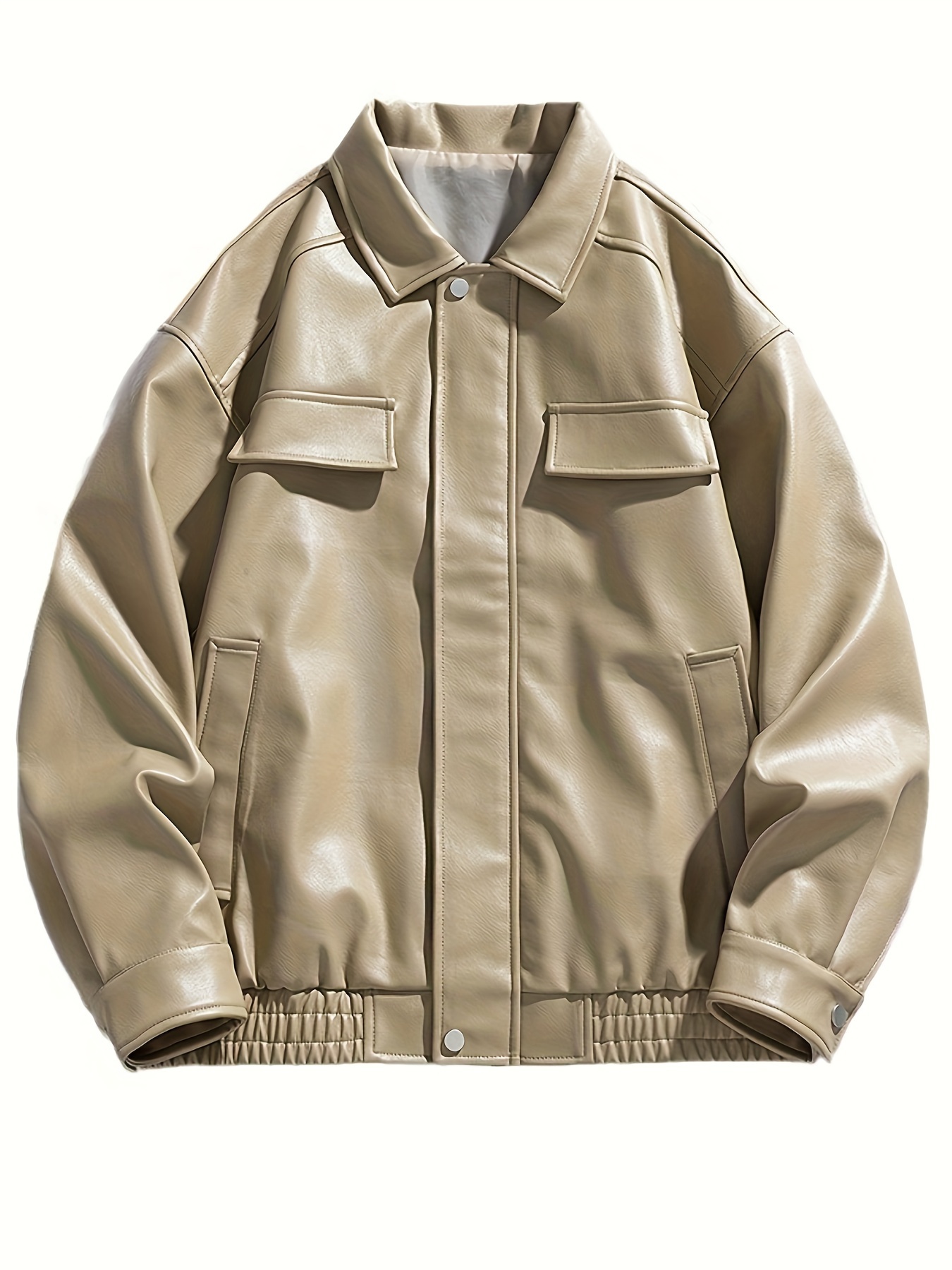 men's plus size preppy style jacket vintage - Temu