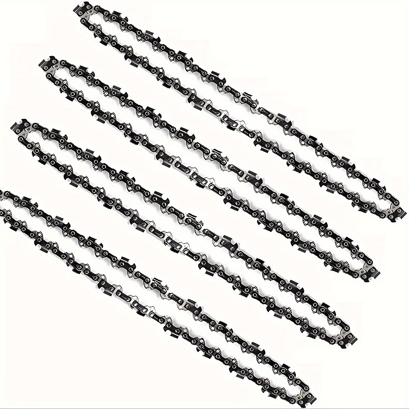 

4pcs 16 Inch Chainsaw Chain 3/8" Lp Pitch, 050" Gauge, 56 Drive Links Fits Craftsman, Poulan, , Echo, Greenworks And More, S56