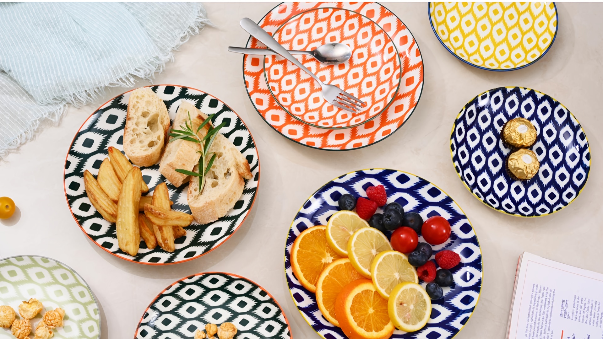 6pcs dessert plates set ceramic appetizer plates inch Temu