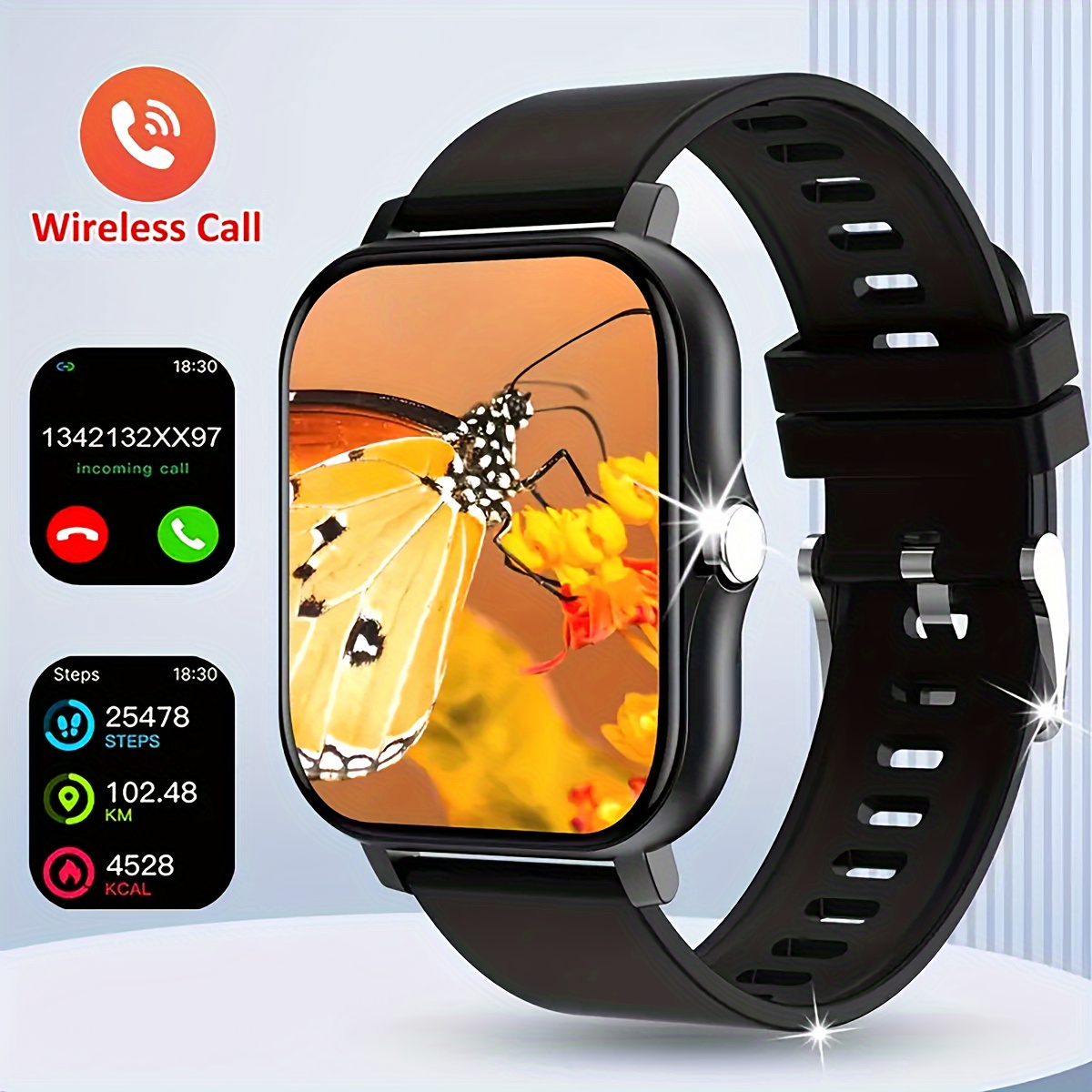 

New 2024 Hot 1.83 Hd Full Touch, Men And , /answer Calls, - , Information, Long Sitting , - , For And For Iphone Smartphones