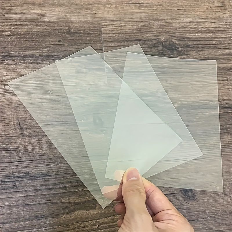 

Clear Pvc Plastic Sheets For Crafts - 50/100/200 Piece | Ideal For Scrapbooking, Photo Albums & Frames | Perfect For Diy Holiday Cards & Gifts (halloween, Christmas, New Year, Easter, Mother's Day)
