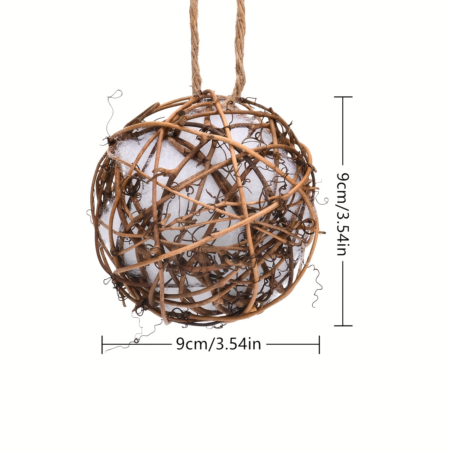 1pc/2pcs Hummingbird Gnawing Cotton Flower Ball, Nesting Parrot Toy