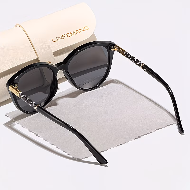 cat eye womens fashion glasses brand design with unique summer temple decorations perfect as a holiday gift Product details 3