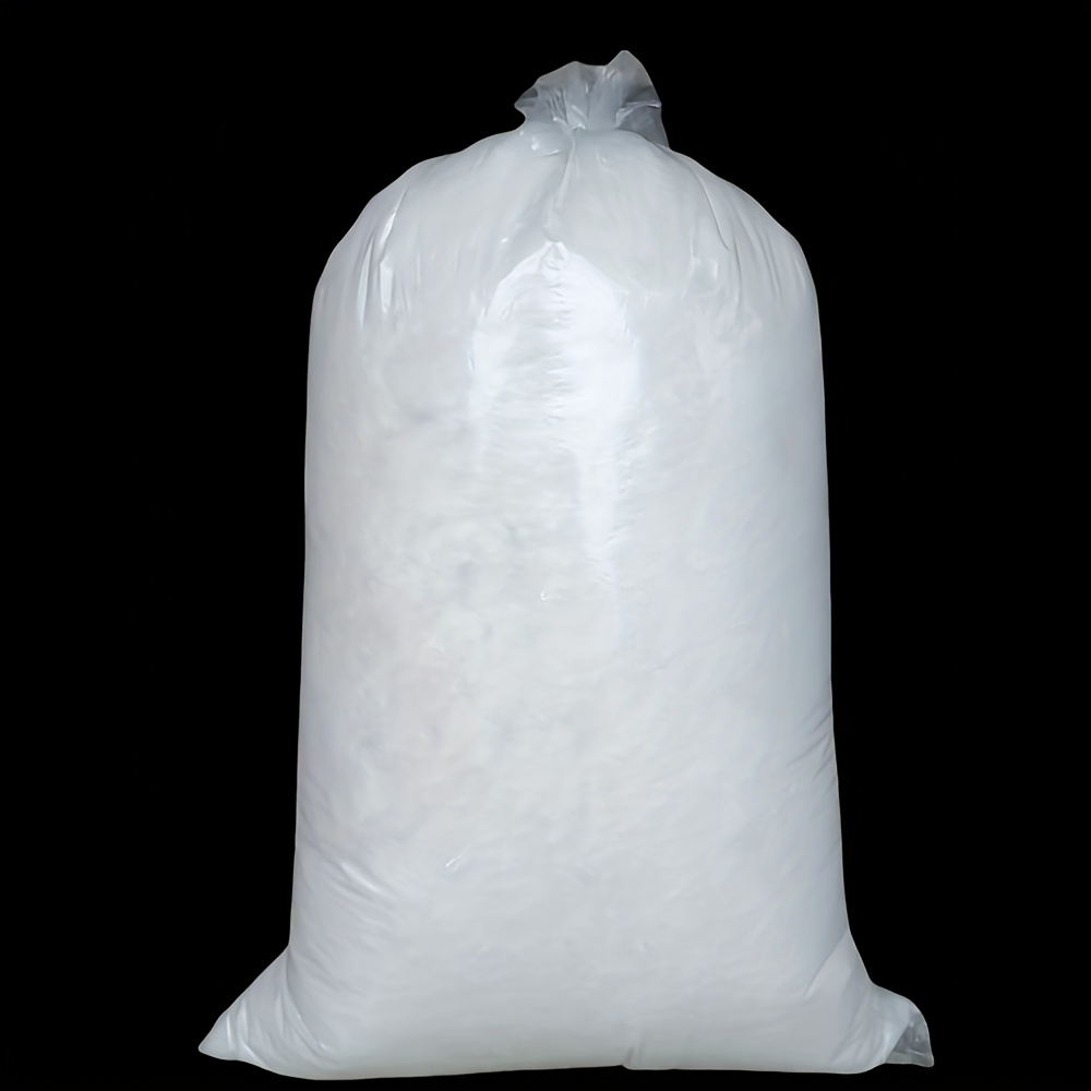 TEMU 1pc High-quality Polyester Fiber Filling - Soft, Fluffy, High-rebound Pillow Material, 100% Polyester, Ideal For Making Plush Toys And Pillows