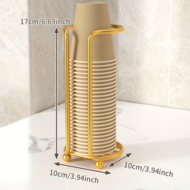 Disposable Paper Cup Holder, Tea Cup Placement Rack, Bathroom Disposable Toothbrush Cup Storage Rack