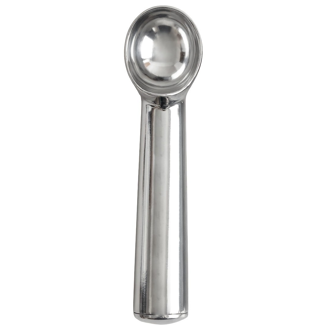 TEMU Seamless Aluminum Alloy Ice Cream Scoop, Heat Ice Cream Spoon, Food Scooper