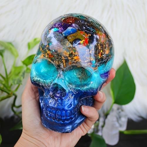 3pcs large medium small silicone suitable for resin crafts gothic decor wax clay molds diy making tabletop decoration gifts large medium small skull shapes